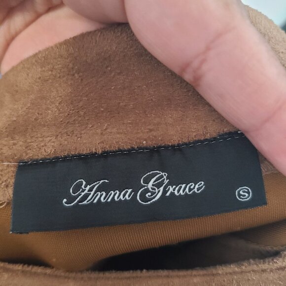 Women’s Anna‎ Grace Faux Suede Zip Front Skirt. Size Large. - Picture 3 of 5